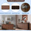 Buffet moderne avec grand espace de rangement et finition texturée distinctive