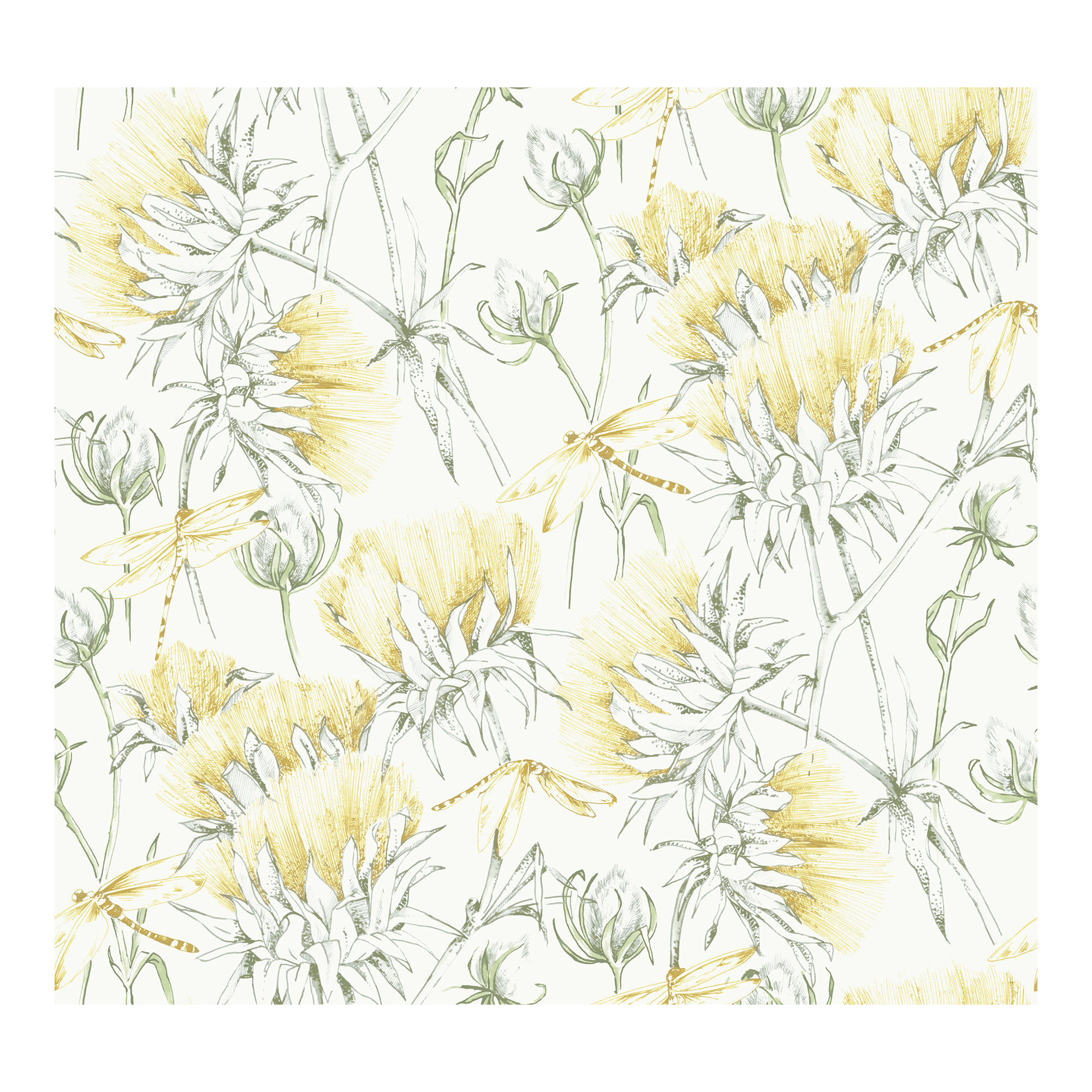 Animal Print Wallpaper, Gold