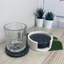 Black Terrazzo Coaster Set with Holder