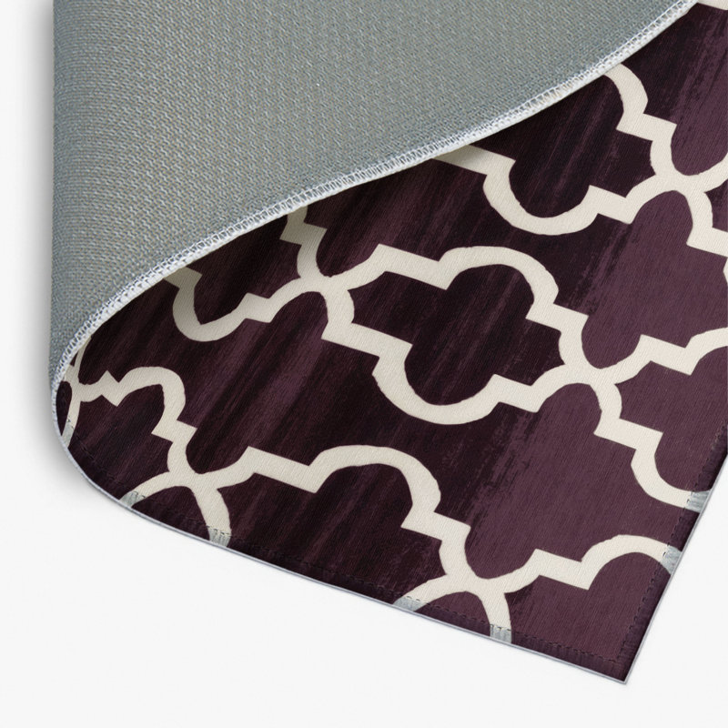 Tapis brun intérieur et extérieur Trellis, Rectangulaire 2 pi x 3 pi