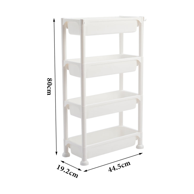 80cm H x 44.5cm W Utility Cart with Wheels
