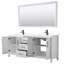 Ensemble de meuble-lavabo double 80 "avec miroir Daria-97902419-97902425-97902426
