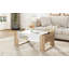 Table basse haute brillance avec 2 tiroirs-1196476726