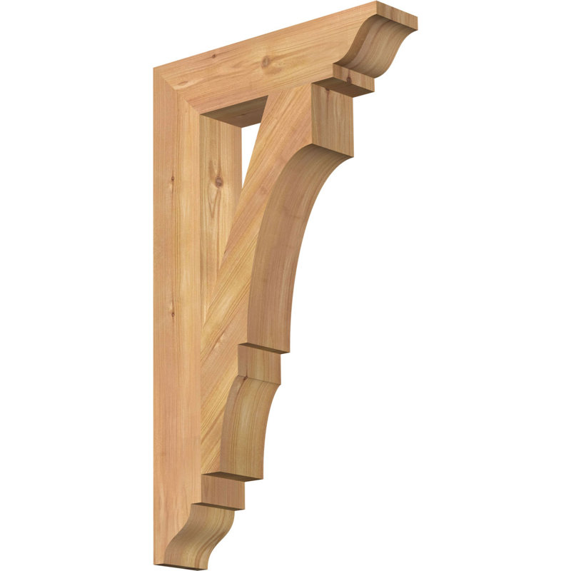 Support traditionnel Balboa, L 3 1/2 po x P 16 po x H 28 po, Sapin de Douglas lisse