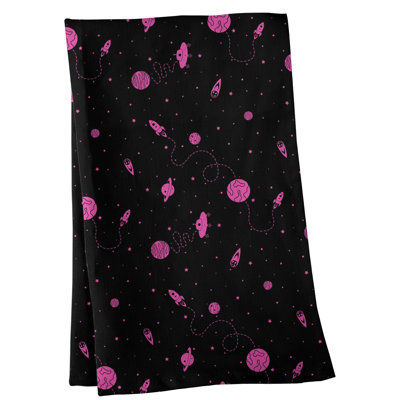 Serviette de thé à motif extérieur space