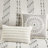Cotton King/ King Duvet - Grey Stripes Decorated Bedding , With Star Pattern