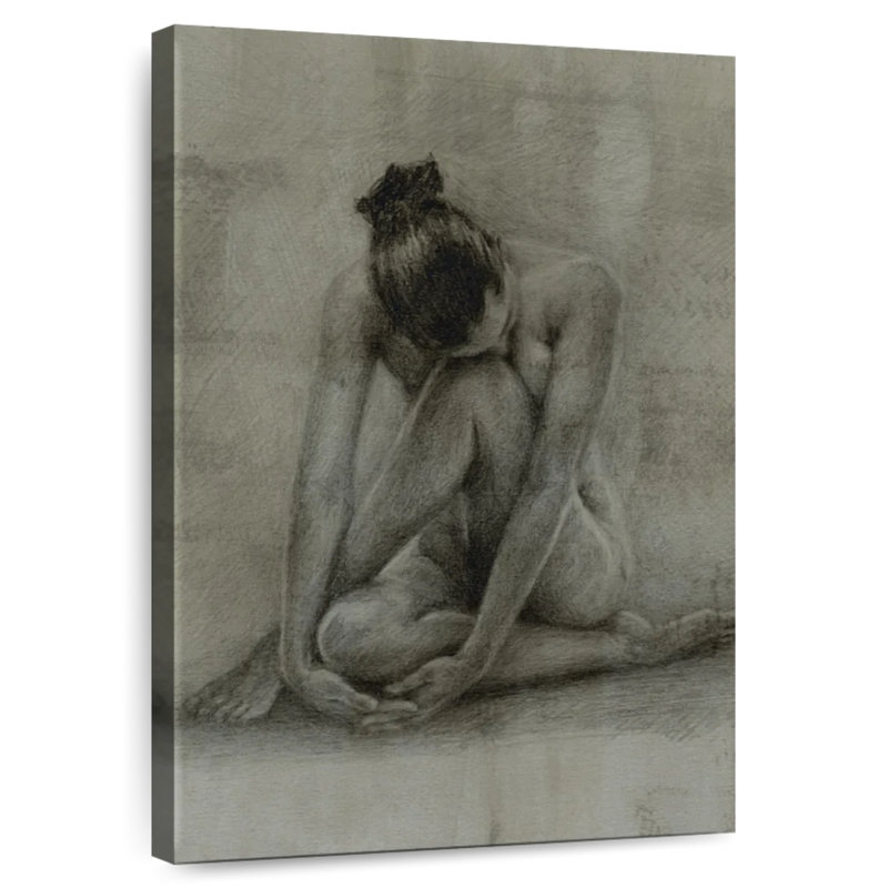 Leisha Classic Figure Study I, 24" H x 16" W