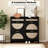 Anteus 24 Pair Arch Rattan Shoe Storage Cabinet with 4 Flip Drawers 2 Storage Shelves-1421061570