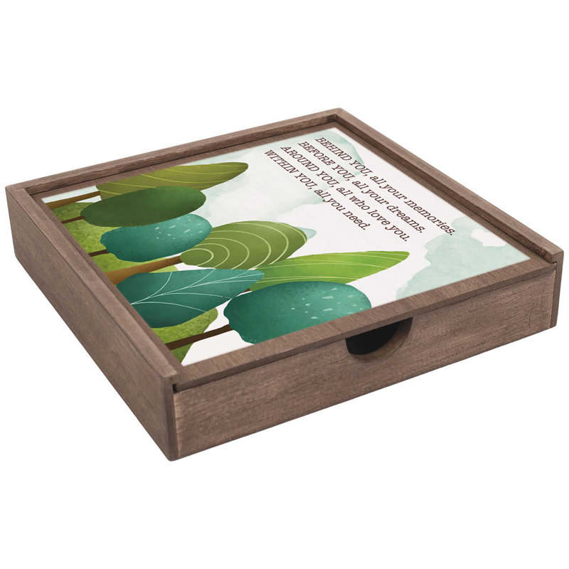 Boîte à souvenirs en bois aggloméré Finton