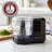 OVENTE 1.5-Cup Electric Food Chopper, 100W Food Processor with One-Touch Control and Stainless Steel Blade Ideal for Slicing Vegetable, Grinding, Shredding, Mincing, Puree and Meal Prep, Black PF1515B