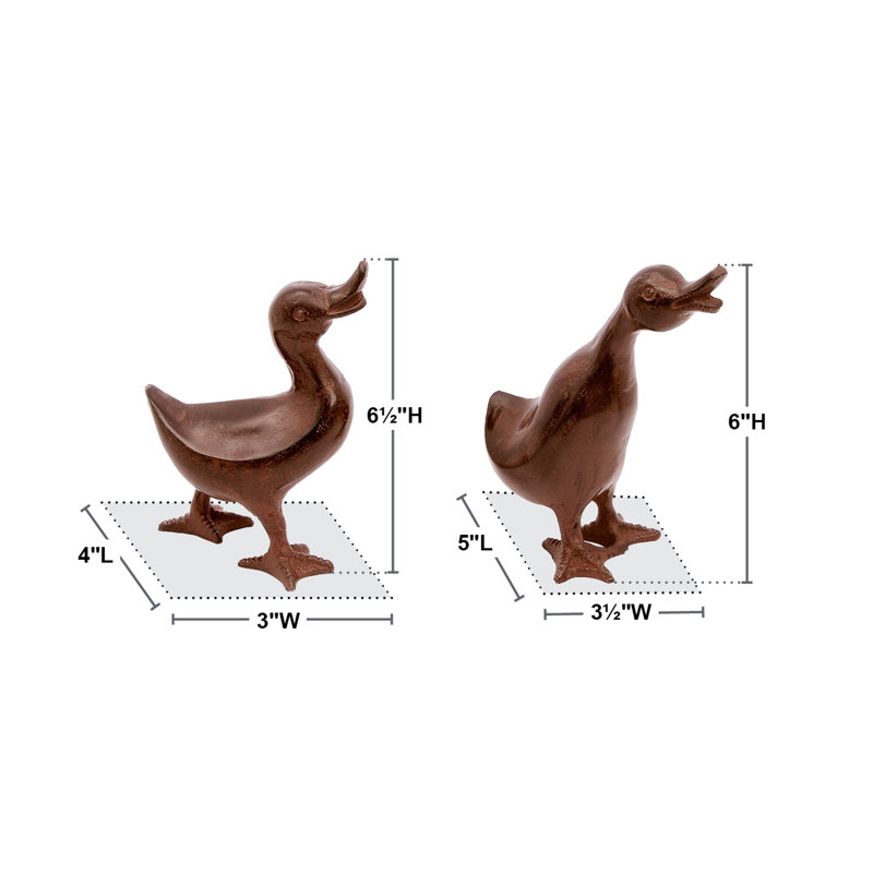 Statues duckling bronze Krugerville