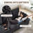 Modern 3 - Seater Chenille Upholstered Sofa ，sofa Couch With Square Arms For Living And Bedrooms-1790023697