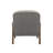 Jenal Sherpa Fabric Accent Chair with Wooden Frame-531631814