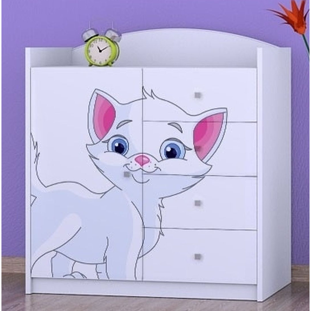 Neumann Kids 4 - Drawer Combo Dresser