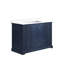 Meuble-lavabo simple avec comptoir en quartz blanc-1054742920