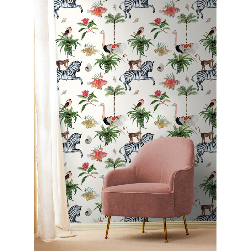 Papier peint non tissé Bungalow Rose