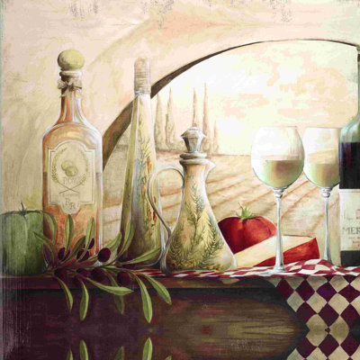 " Wine And Cheese With Oil "