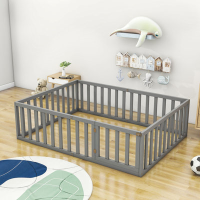 Structure de lit en bois Freta