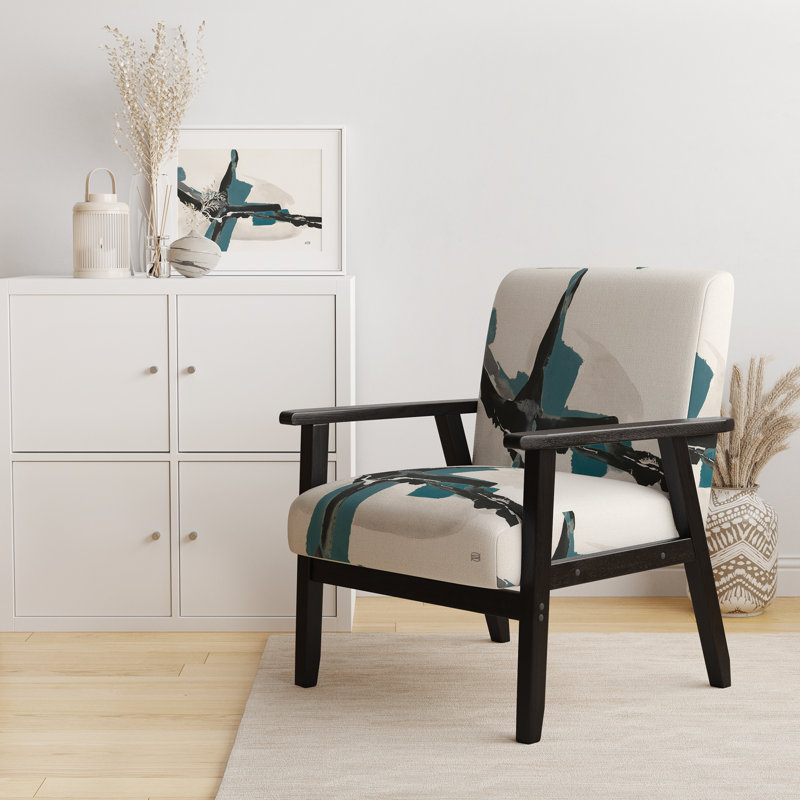 Makeo - Glam Cerulean I - Fauteuil d'appoint rembourré transitionnel