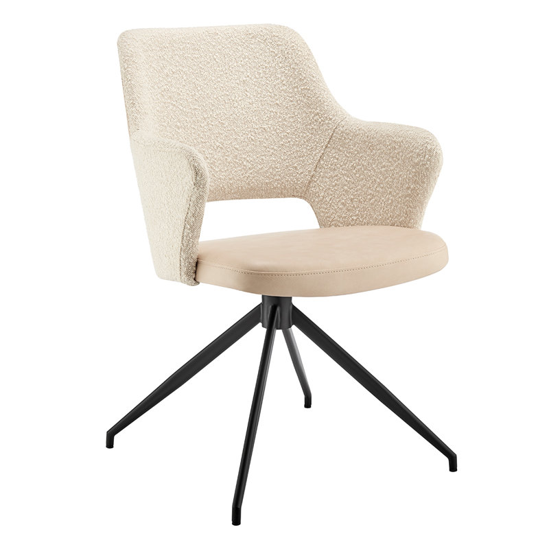 Shelter Upholstered Dining Chair, Ivory