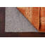 Tapis de couloir oriental en laine orange Karbe Gabbeh Kashkoli Karell