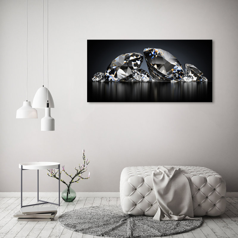 Diamonds - Wrapped Canvas Print