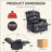 Large Manual Recliner Chair In Fabric, Comfortable And Spacious For Living Room Relaxation-807121441