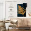 Harnek, feuilles d'or sur bleu marine I-108242586