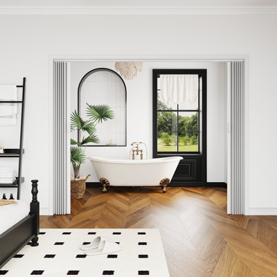 79'' Hollow Double Pane Accordion Door