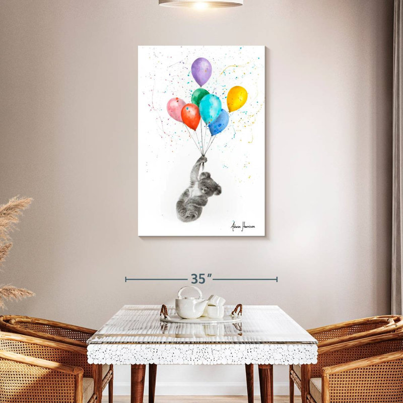 Brampt le koala et les ballons, H 45 po x l 30 po