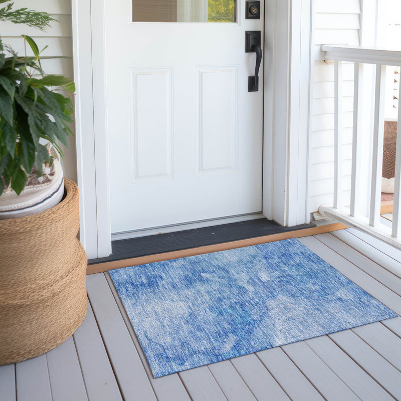 Alta Washable Abstract Indoor / Outdoor Rug, Rectangle 1'8" x 2'6"