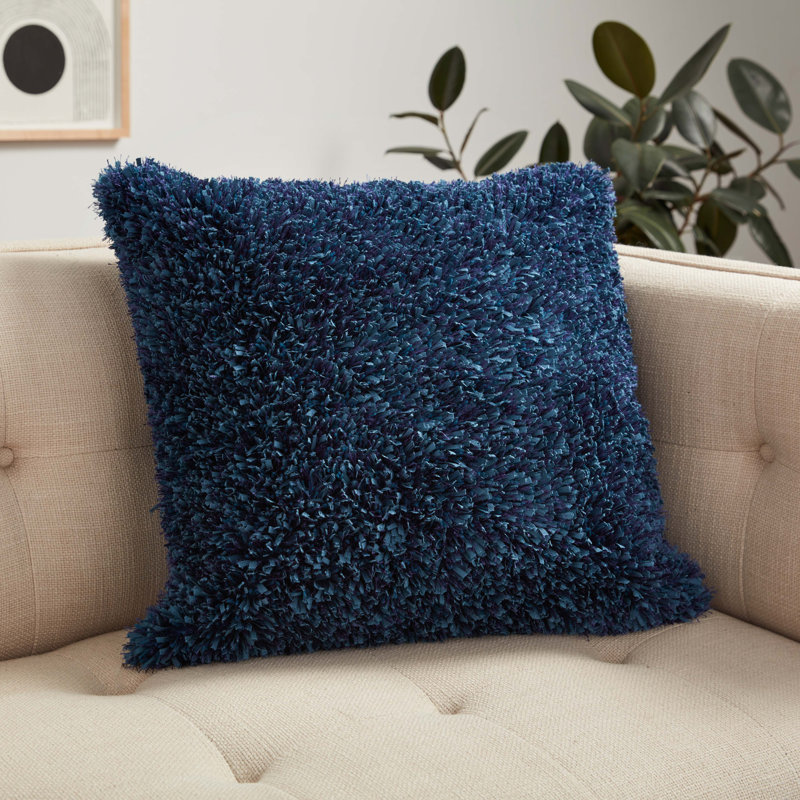 Housse de coussin , Bleu marine, 22 po x 22 po