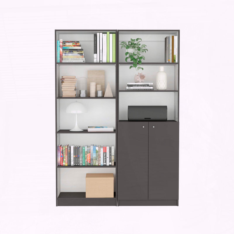 Ensemble de bibliothèque 2 pièces Layton