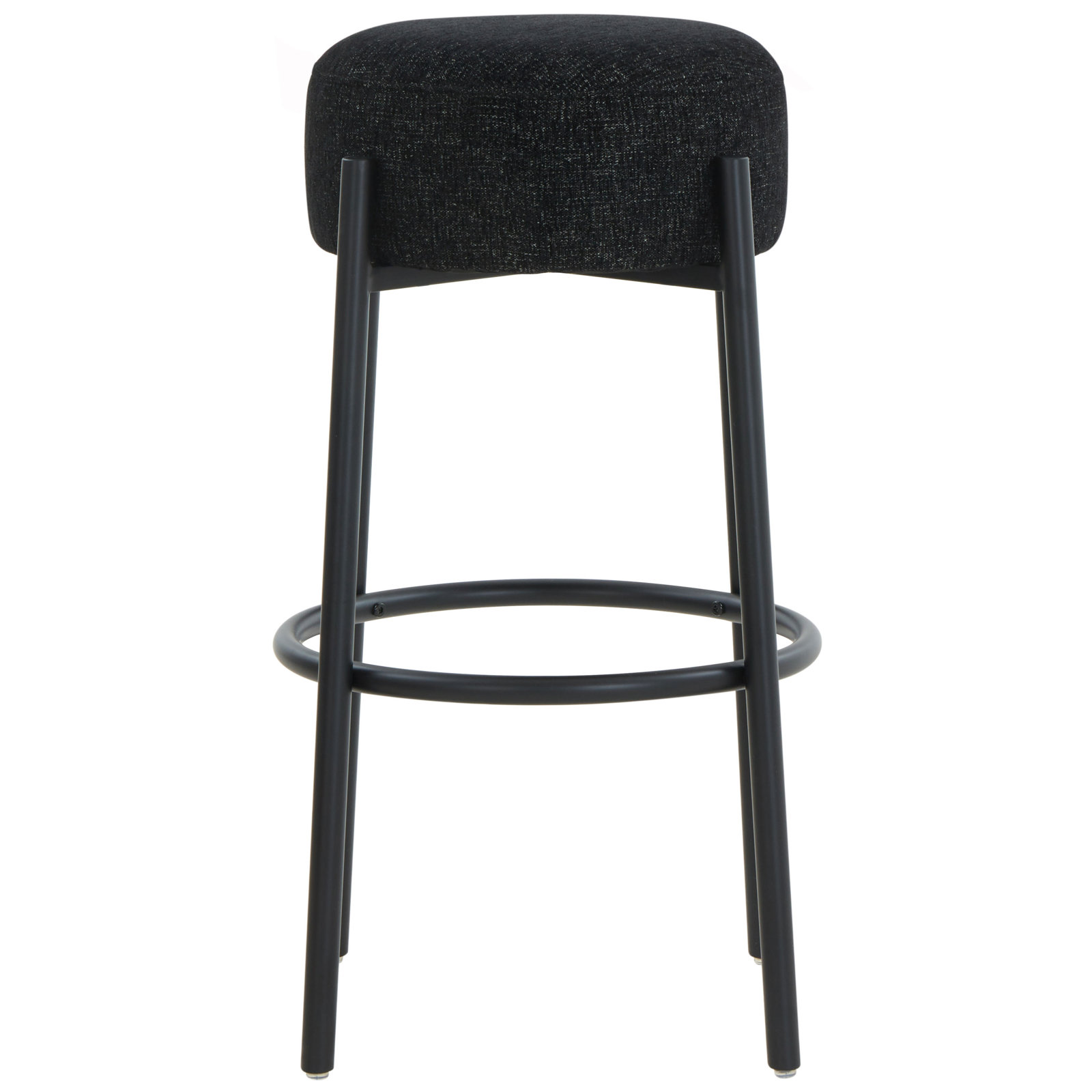 Colombe Metal Leg Bar & Stool, Bar Stool (30" Seat Height), Linen-Black