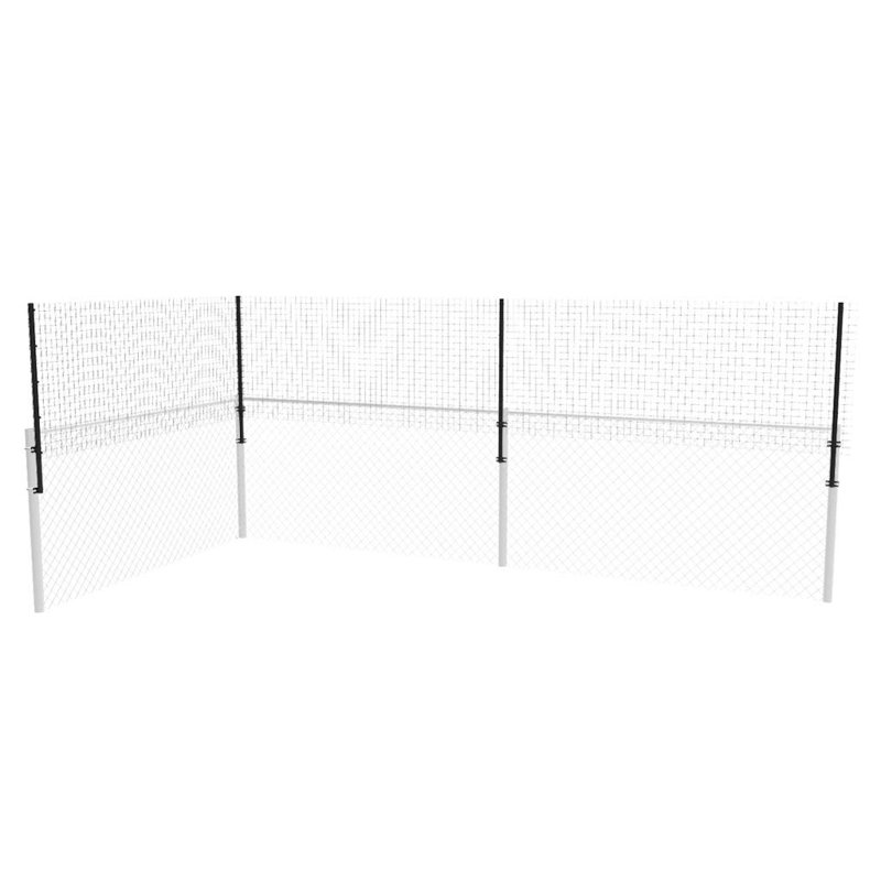 Enclos pour chien standard à extension droite