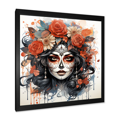 Jour des morts, "Diva", reproduction d'art sur toile encadrée