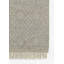 Tapis géométrique beige en coton / laine tissé à la main Alyson-315546442