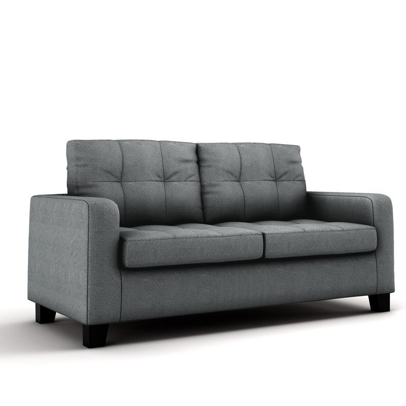 Northville 2 Seater Loveseat, Dark Brown