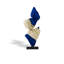 Bleu, noir, noir, forme libre, objet en plastique renforcé de fibres de verre-861093972