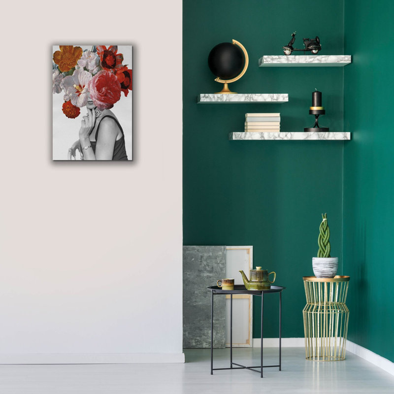 Toile épique Graffiti «Garden Party 2 C» par Wild Apple Portfolio, 18 po x 26 po, H 26 po x l 18 po