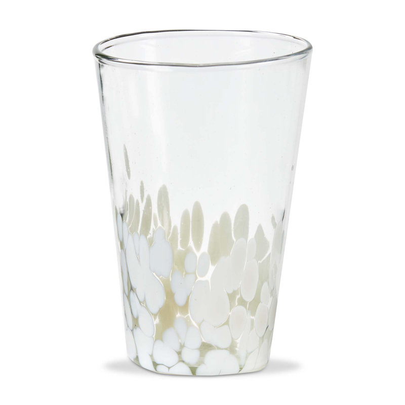 Verre à confettis Pinto, Blanc