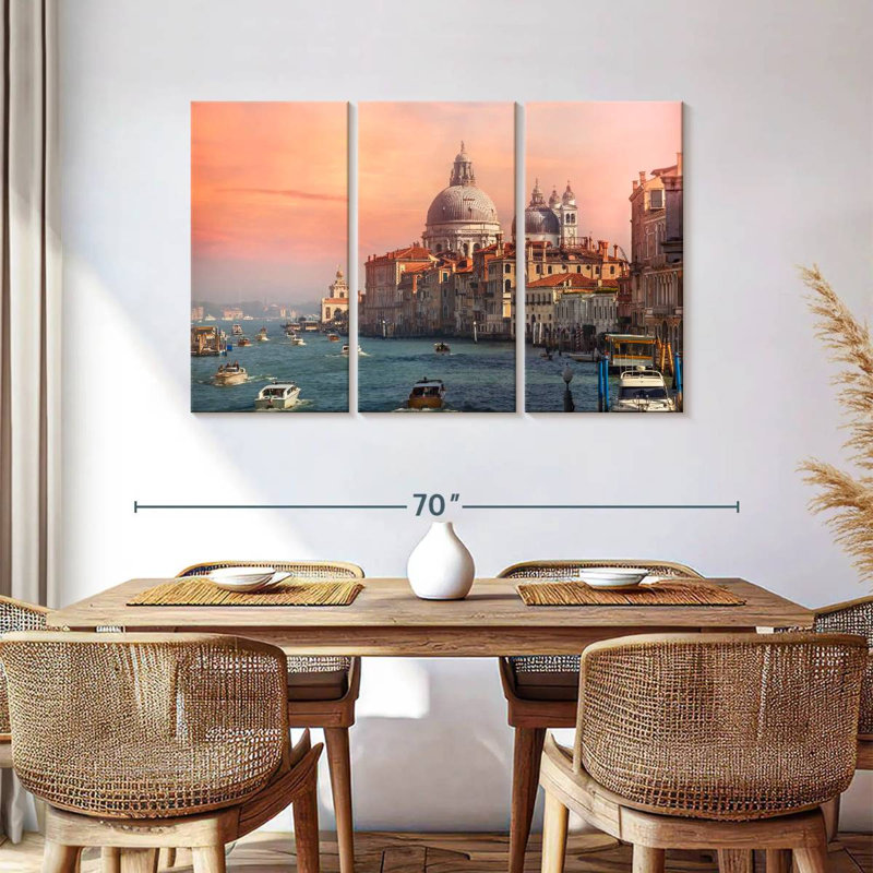 Nicci, Italie, Grand Canal, H 36 po x l 57 po