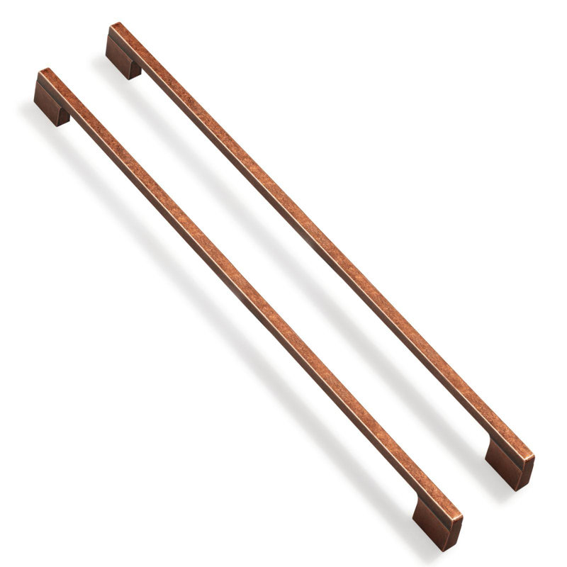 Ensemble de poignées à barre centrale 11 1/3 po, Laiton antique