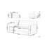 Lehighton 3 Seater Velvet Sleeper
