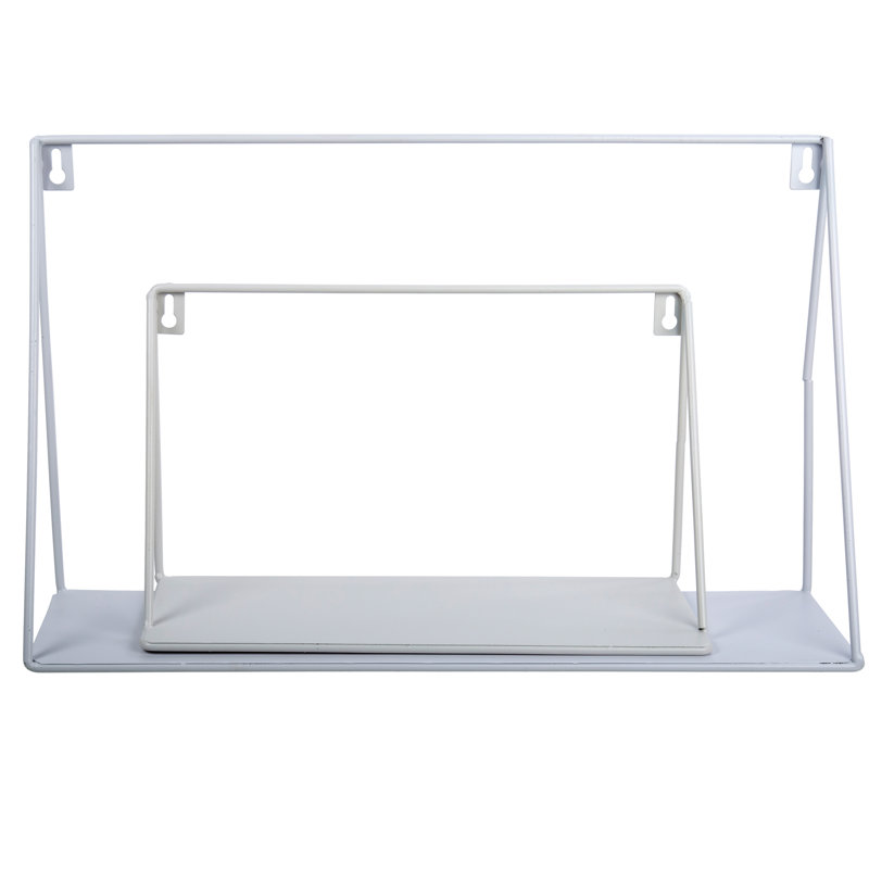 Ensemble de 2 tablettes flottantes, blanc