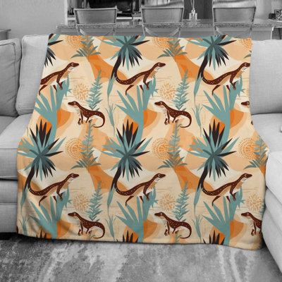  Lizard Fleece Blanket