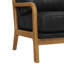 Fauteuil rembourré en tissu l 26 po