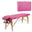 Table de massage 2 lits de massage pliables et larges lits de spa réglables en hauteur pour massage des pieds Spa Carespa