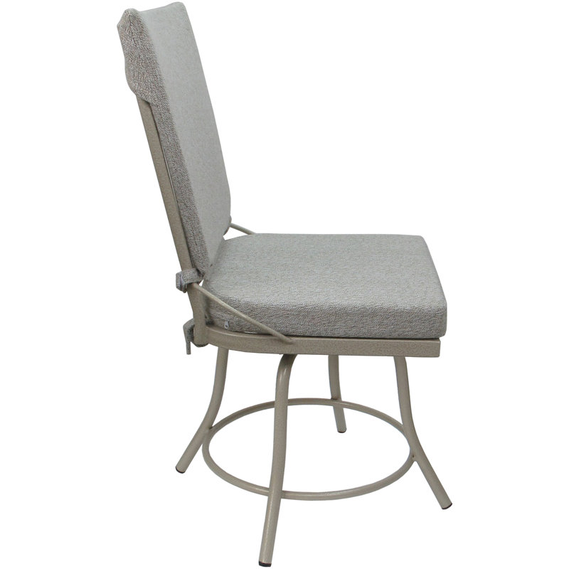 Chaise d'appoint Jerin, Blanc / beige