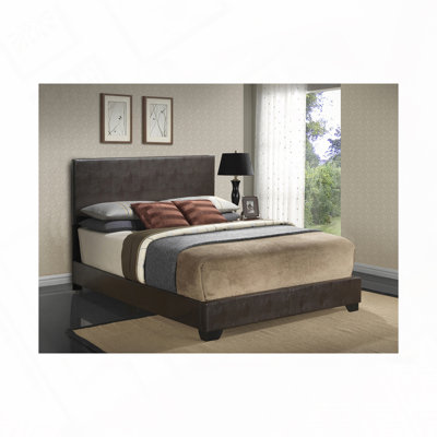 PU Faux Leather Upholstered Bed